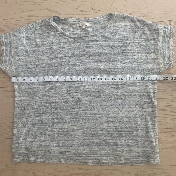 MAJE Space-Dye Boxy T-Shirt – Large, Heather Grey, 100% Cotton, EUC - Picture 7 of 9